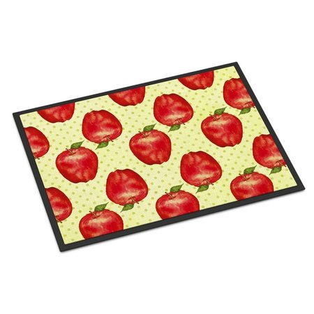 MICASA Watercolor Apples & Polkadots Indoor or Outdoor Mat18 x 27 in. MI627785